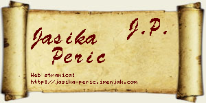 Jasika Perić vizit kartica